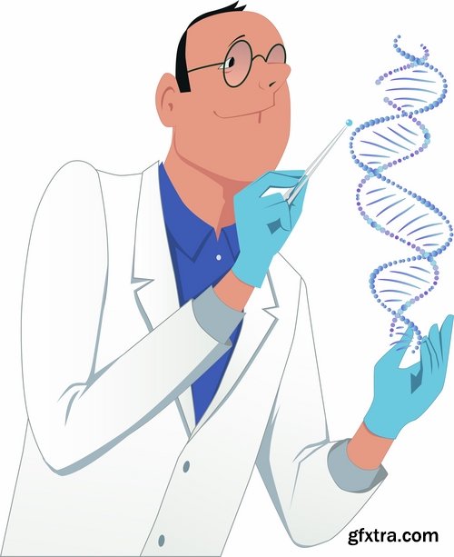Research and science in vector from stock - 25 Eps