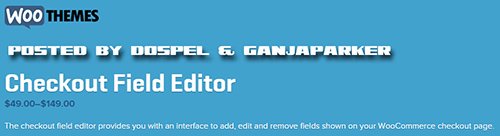 WooThemes - WooCommerce Checkout Field Editor v1.2.6 WooThemes - WooCommerce Checkout Field Editor v1.2.6