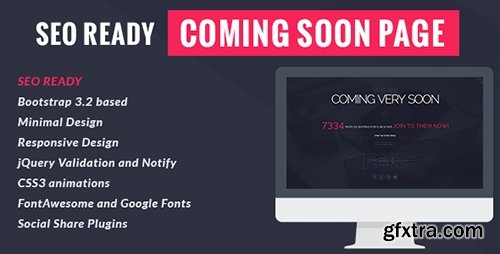 ThemeForest - Seo Ready Coming Soon Page - RIP ThemeForest - Seo Ready Coming Soon Page - RIP