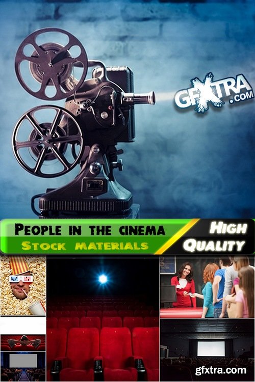 People in the cinema and interior of cinema - 25 HQ Jpg