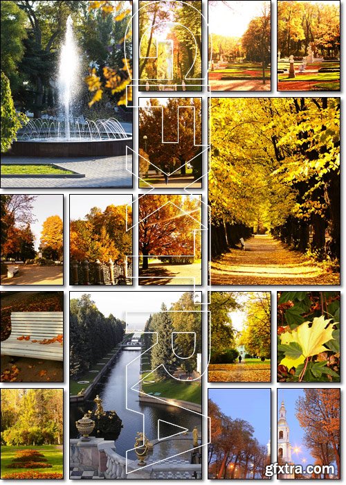 Golden Autumn in Saint Petersburg - Stock photo