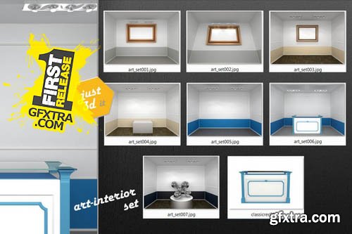 Art interior backgrounds - Creativemarket 21417