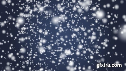 Christmas Snow Blue HD, *.mov