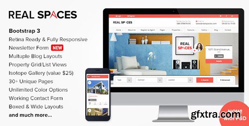 ThemeForest - Real Spaces v1.1 - Responsive Real Estate Template - FULL ThemeForest - Real Spaces v1.1 - Responsive Real Estate Template - FULL