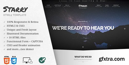 ThemeForest - Starry v1.1 - Creative & Easy Responsive HTML5 Template ThemeForest - Starry v1.1 - Creative & Easy Responsive HTML5 Template