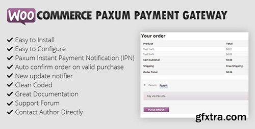 CodeCanyon - WooCommerce Paxum Gateway v1.1 CodeCanyon - WooCommerce Paxum Gateway v1.1