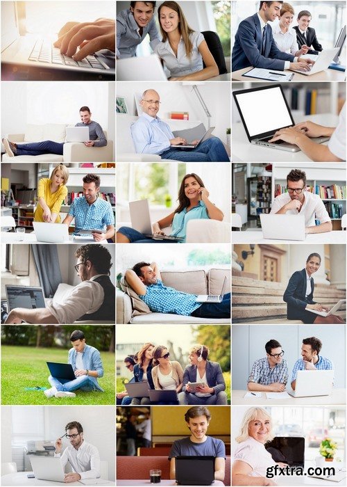 People with laptop Stock images - 25 HQ Jpg