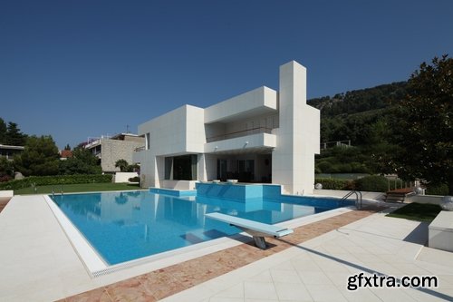 Luxury home exterior Stock Images - 25 HQ Jpg