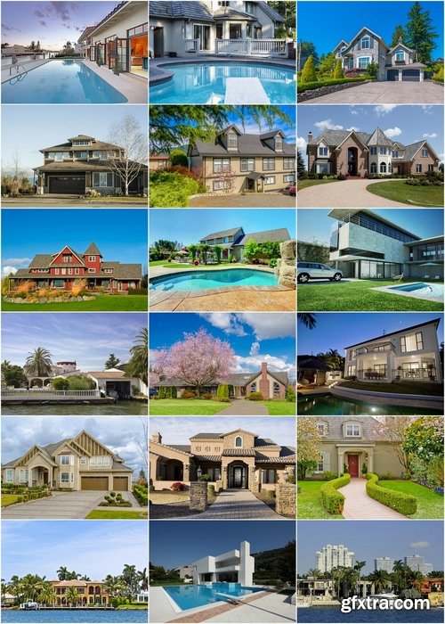 Luxury home exterior Stock Images - 25 HQ Jpg