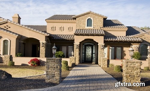 Luxury home exterior Stock Images - 25 HQ Jpg