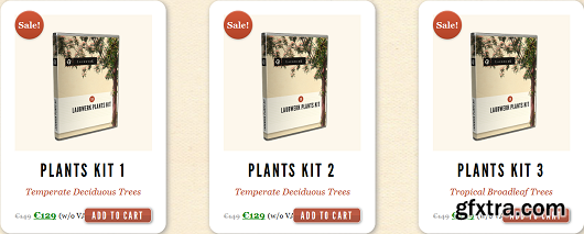 Laubwerk Plants Kit 1/2/3 v1.0.8 for Cinema 4D & 3ds Max Win