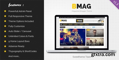 ThemeForest - BMAG v1.3.3 - Magazine Responsive Blogger Template ThemeForest - BMAG v1.3.3 - Magazine Responsive Blogger Template