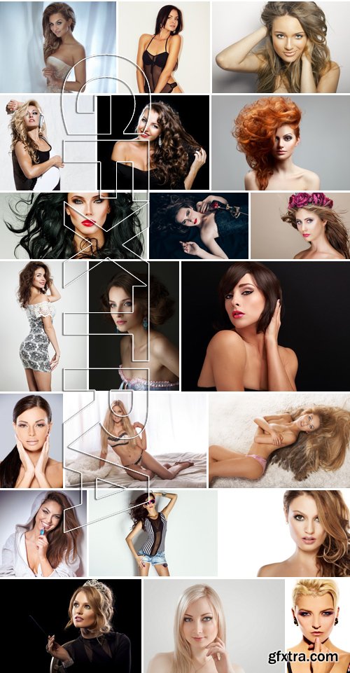 Stock Photos - Beautiful Girls 9, 25xJPG