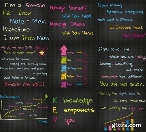 Motivational Quotes in vector from stock #4 25xEPS