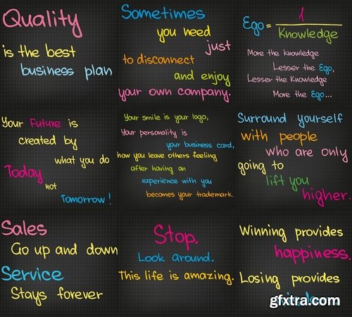 Motivational Quotes in vector from stock #4 25xEPS