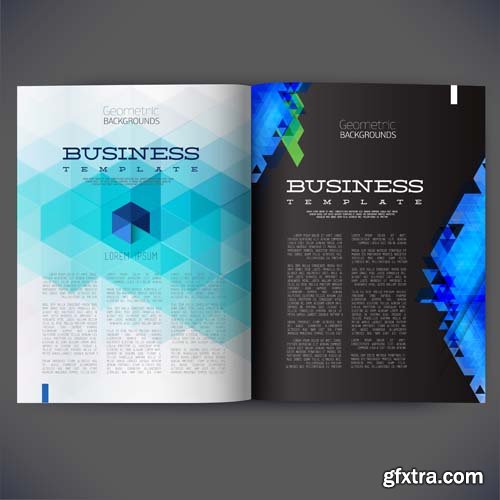 Magazine Vector Layouts - 25x EPS