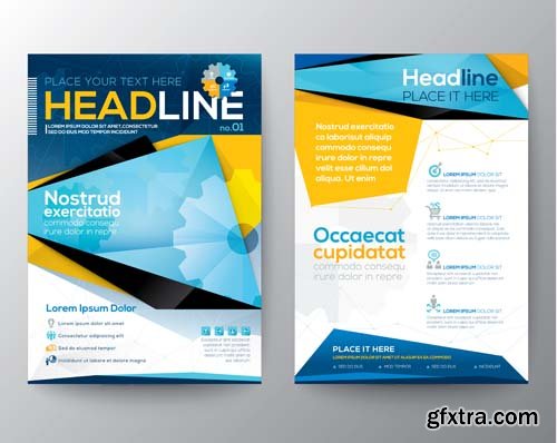 Magazine Vector Layouts - 25x EPS