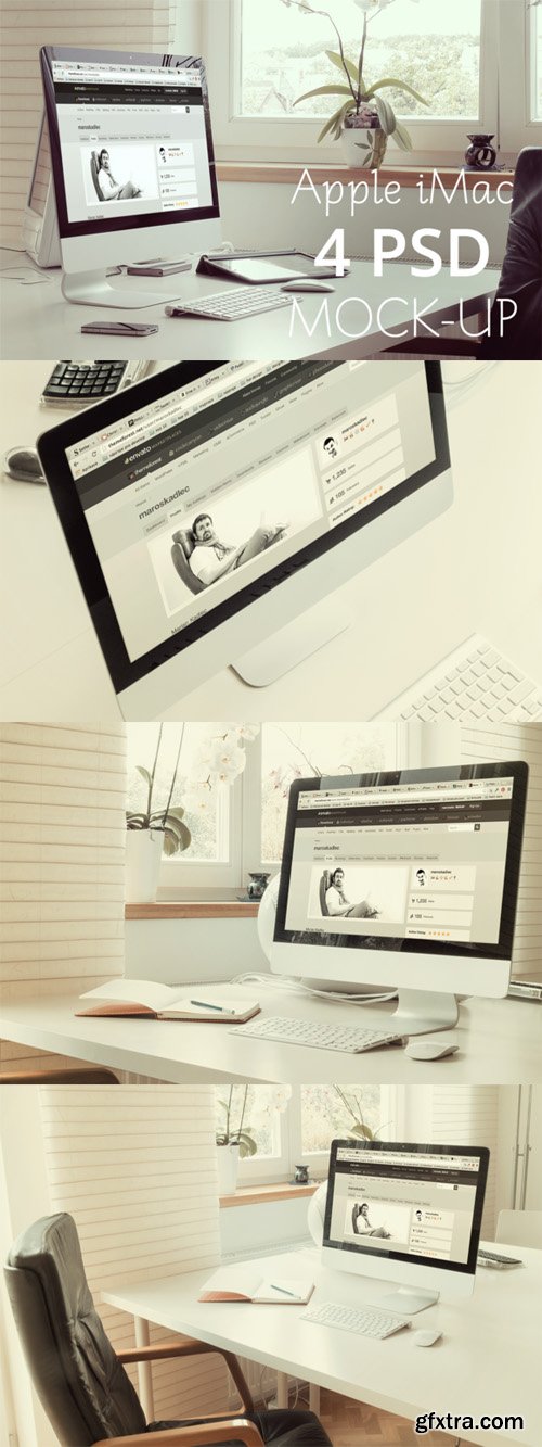 CreativeMarket - Desktop Mock-Up set 58809 CreativeMarket - Desktop Mock-Up set 58809