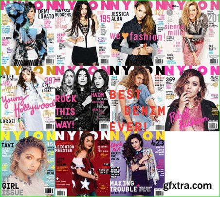 NYLON Magazine - 2014 Full Year Issues Collection