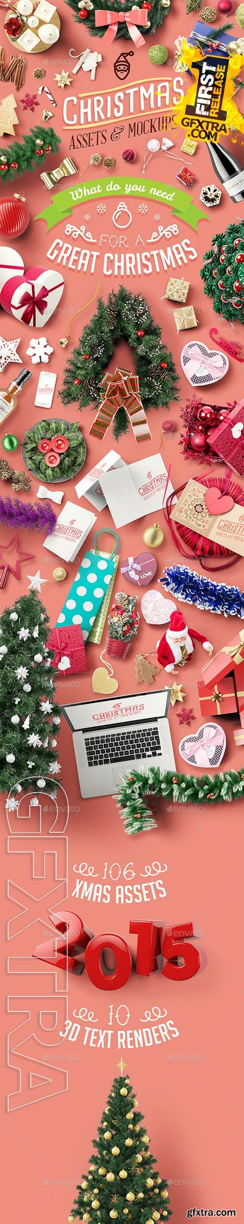 Graphicriver - Christmas Assets And Mock Ups 9591143