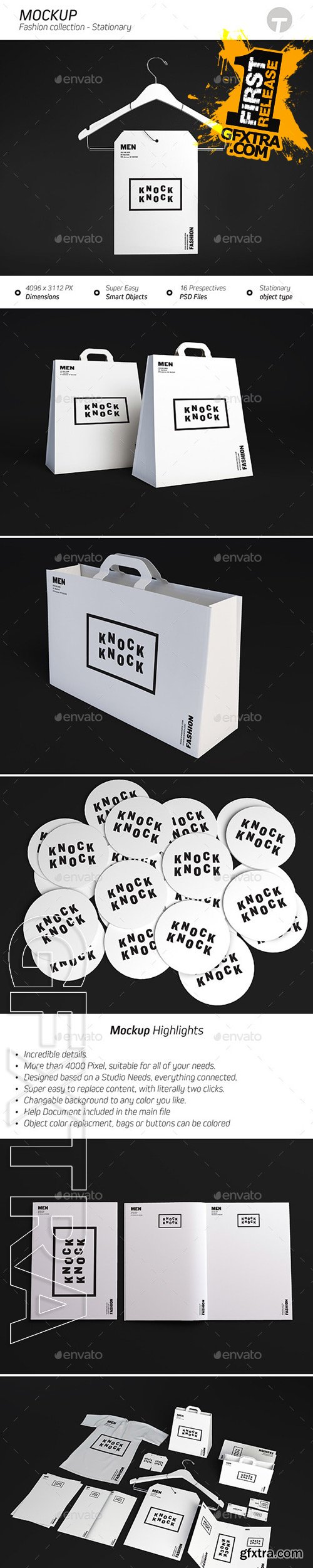 Graphicriver - Stationary Mockup ( Fashion Collection ) 9596528