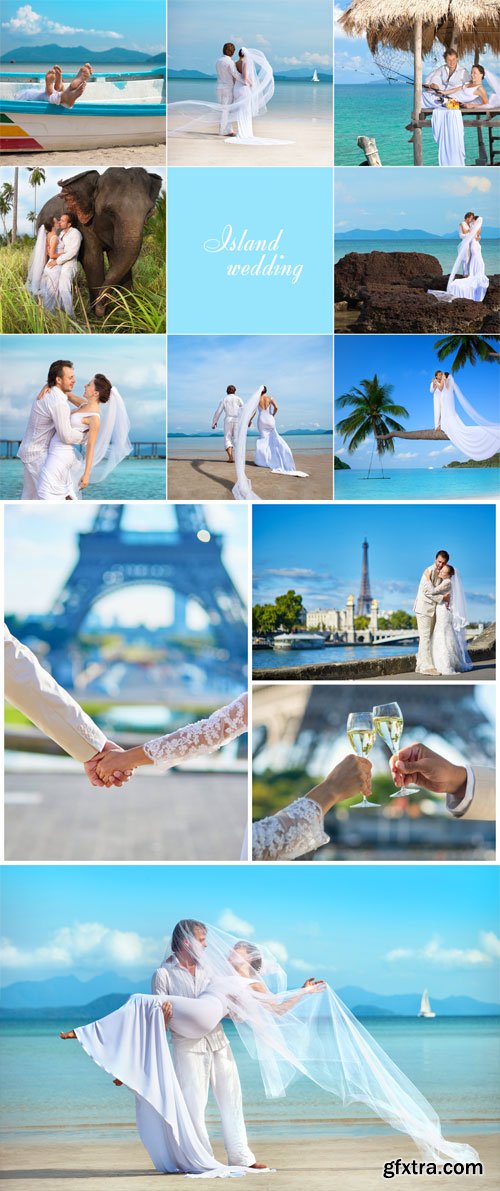 Wedding, the bride and groom - stock photos Wedding, the bride and groom - stock photos