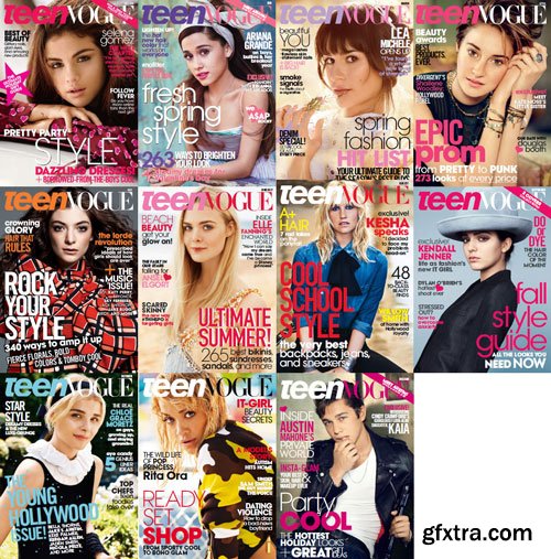 Teen Vogue Magazine - 2014 Full Year Issues Collection