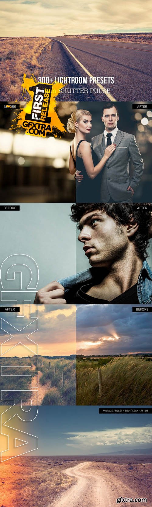 300+ Professional Lightroom Presets - Creativemarket 69382