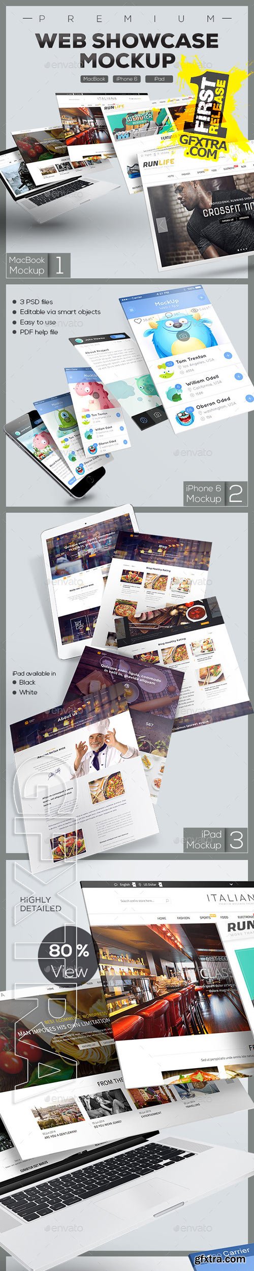 Graphicriver - Web Showcase Mockup 9608545