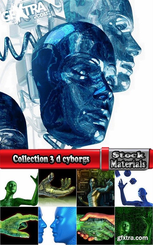 Collection 3 d cyborgs 25 UHQ Jpeg