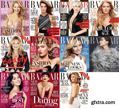 Harper\'s Bazaar USA Magazine - 2014 Full Year Issues Collection