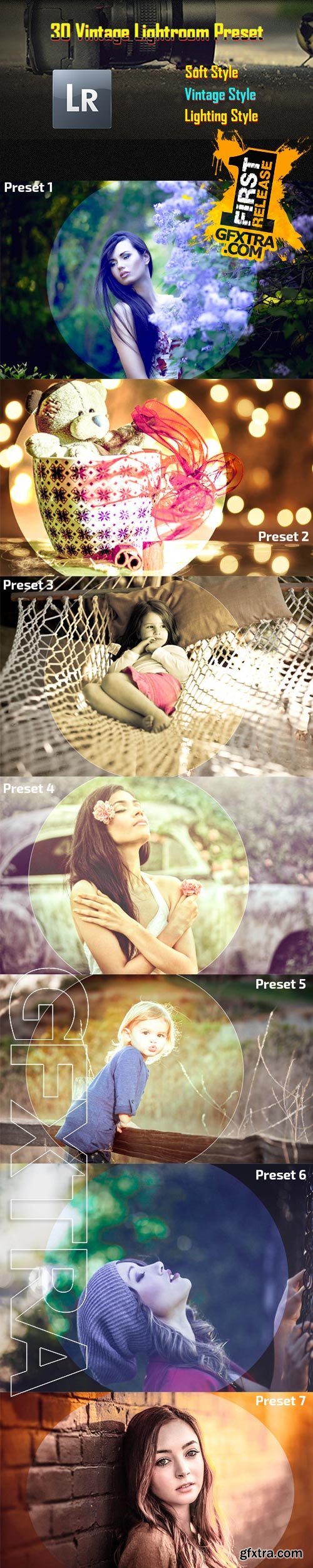 Graphicriver - 30 Vintage Lightroom Preset 9401390