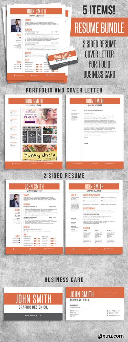 CreativeMarket - Resume CV Bundle Pack 113920 CreativeMarket - Resume CV Bundle Pack 113920