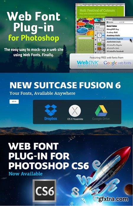 Web Font Plug-in for Adobe Photoshop (WIN/MACOSX) Web Font Plug-in for Adobe Photoshop (WIN/MACOSX)