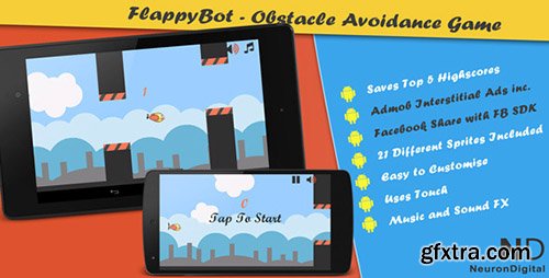 CodeCanyon - FlappyBot v3 - An Obstacle Avoidance Game CodeCanyon - FlappyBot v3 - An Obstacle Avoidance Game