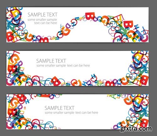 Banner Vector Creative Collection, 25xEPS