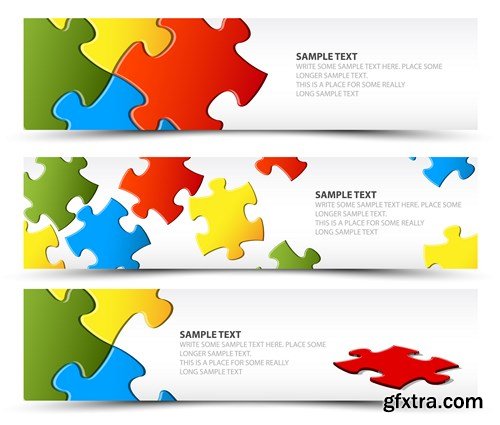 Banner Vector Creative Collection, 25xEPS