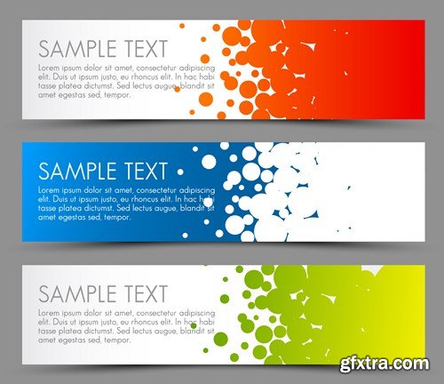 Banner Vector Creative Collection, 25xEPS