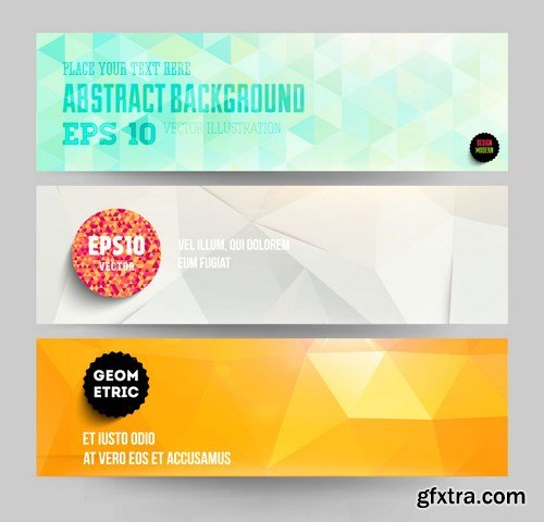 Banner Vector Creative Collection, 25xEPS