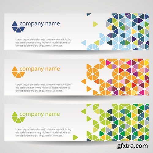 Banner Vector Creative Collection, 25xEPS