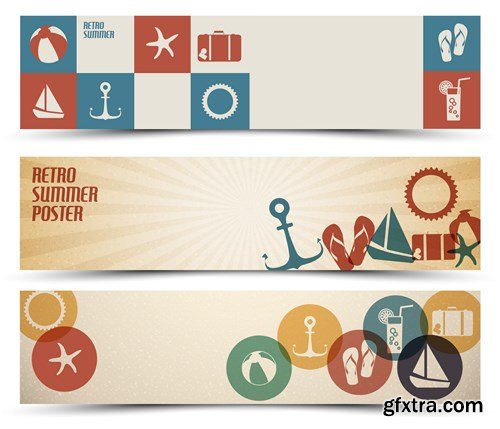 Banner Vector Creative Collection, 25xEPS