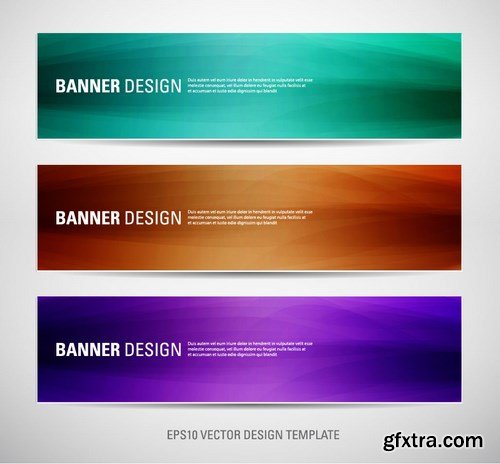 Banner Vector Creative Collection, 25xEPS