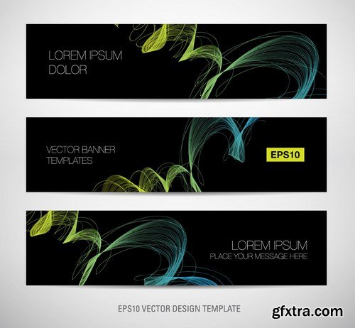 Banner Vector Creative Collection, 25xEPS