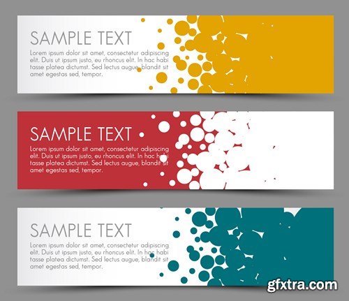 Banner Vector Creative Collection, 25xEPS