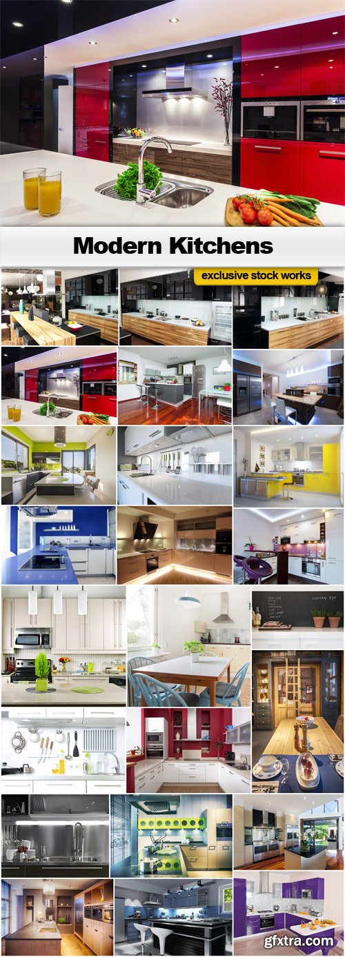 Modern Kitchens - 25x JPEGs