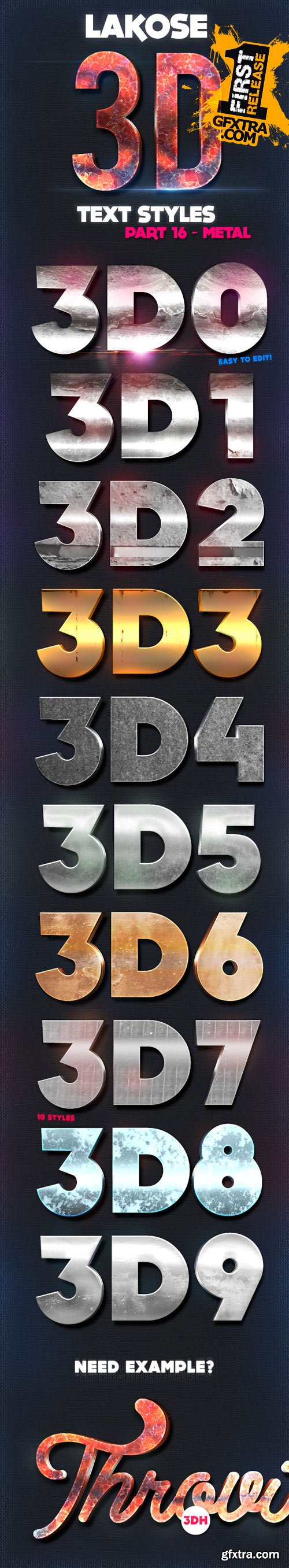 Graphicriver - Lakose 3D Text Styles Part 16 9695871