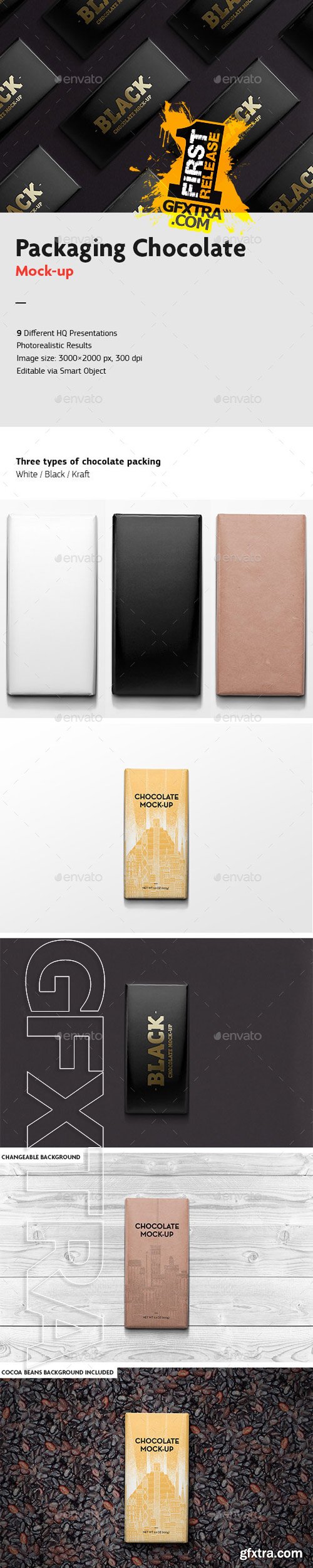 Graphicriver - Packaging Chocolate Mock-Up 9693093