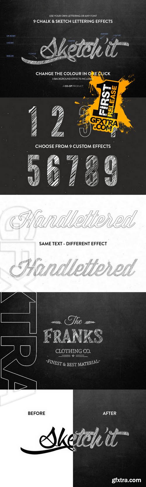 Sketch\'it - Chalk and Sketch effects - Creativemarket 82589