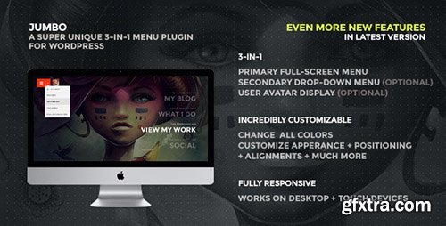 CodeCanyon - Jumbo v1.5 - A 3-in-1 full-screen menu for WordPress CodeCanyon - Jumbo v1.5 - A 3-in-1 full-screen menu for WordPress