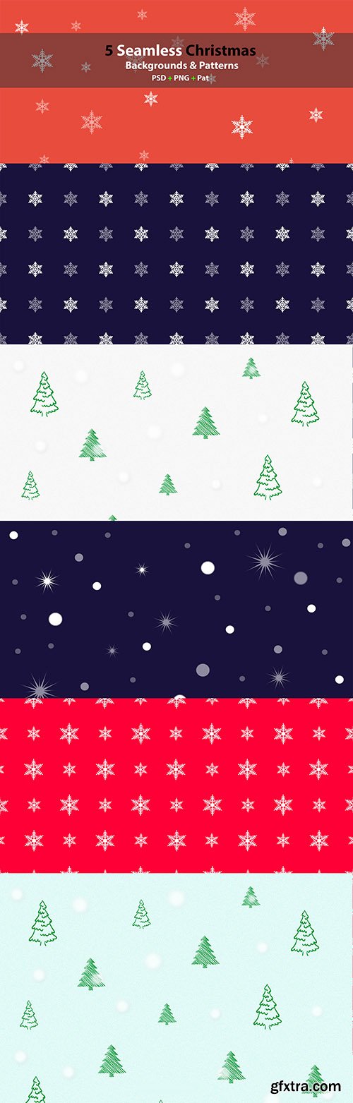 5 PSD, PNG, PAT Seamless Christmas And New Year 2015 Backgrounds & Patterns 5 PSD, PNG, PAT Seamless Christmas And New Year 2015 Backgrounds & Patterns